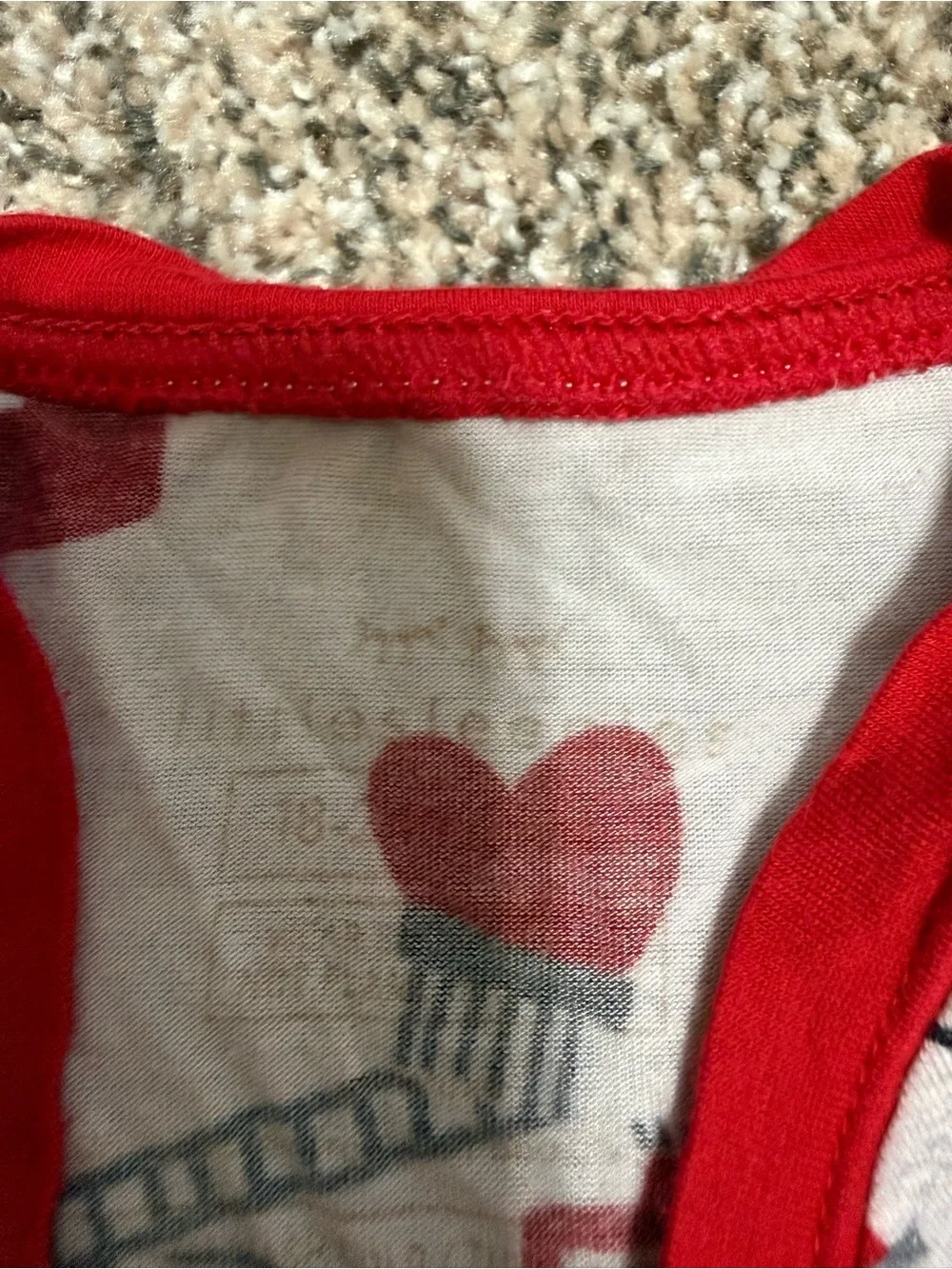 LITTLE SLEEPIES Long Sleeve Loads of Love Red Truck Print Pajama Set 18-24 Month